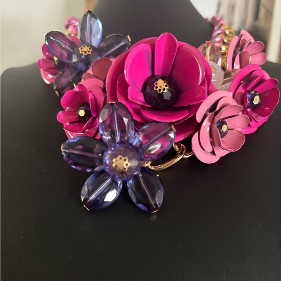 Aratta Silent Journey Floral Fields Statement Necklace NWOT - Picture 4 of 5